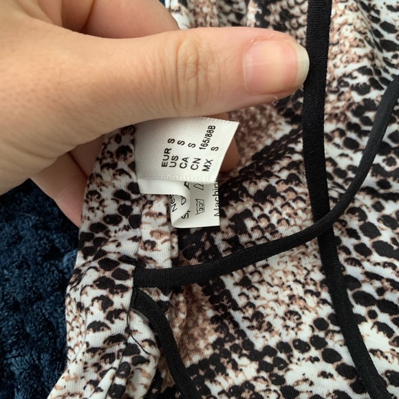 Never worn snakeskin strappy bodysuit - Picture 6 of 7